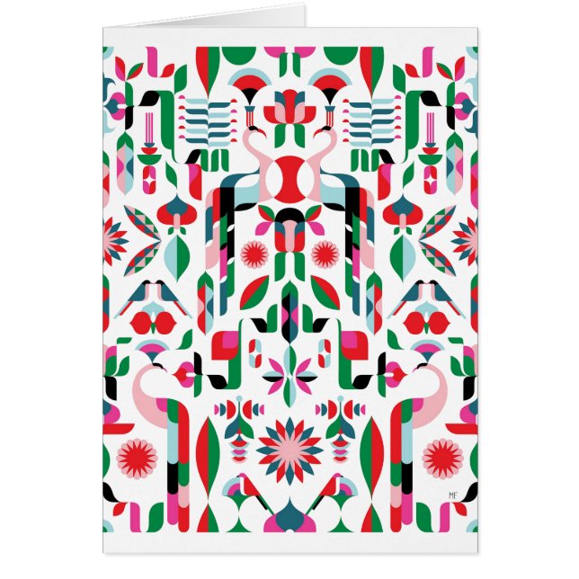 Paon Abstrait (Devant)