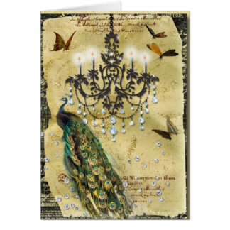 Paon et lustre français