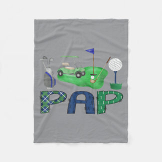 Pap Of The Birthday Boy Hole In One Golf Sport Fleece Blanket