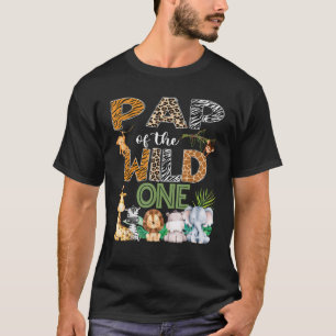 Pap Of The Wild One 1St Birthday Safari Zoo Jungle T-Shirt