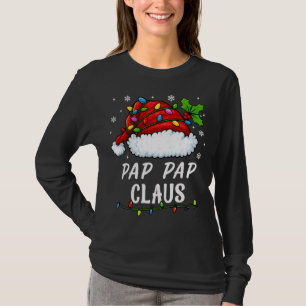 PAP PAP CLAUS Matching Family Christmas Pajama T-Shirt