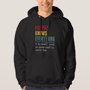 Pap Pap Knows Everything Shirt Funny Father's Day