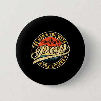 Pap The One And Only The Legend Shirt Funny 2 Inch Round Button