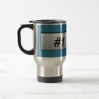 Papa #1 ! Tasse de plaque signalétique en métal