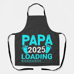 Papa 2025 Loading parenthood Dad To Be  Apron