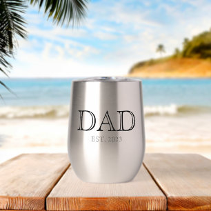 Papa a établi Simple Moderne Père 