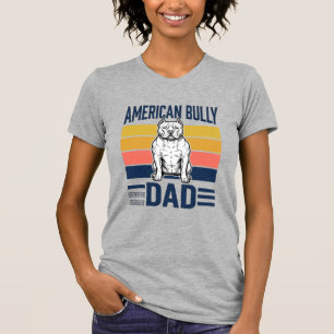 Papa American Bully Vintage Conception de T-shirt