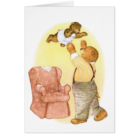 Papa and Baby Bear Card