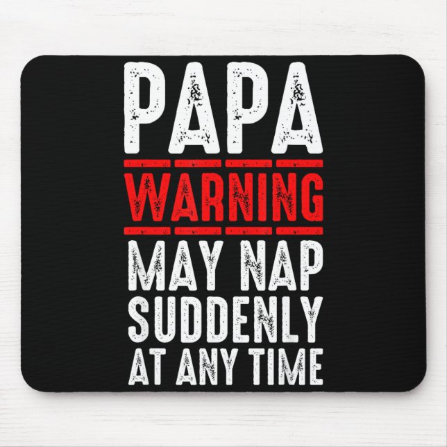 Papa Art For Grandpa From Grandkids Father's Day P Mouse Pad (Front)