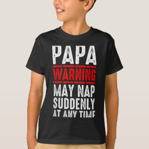 Papa Art For Grandpa From Grandkids Father's Day P T-Shirt