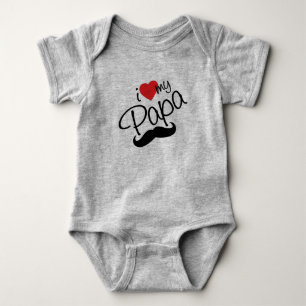 Papa Baby Bodysuit