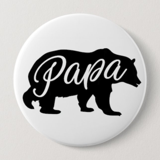 Papa Bear Button (Front)