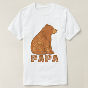 Papa Bear Classic Boho T-Shirt