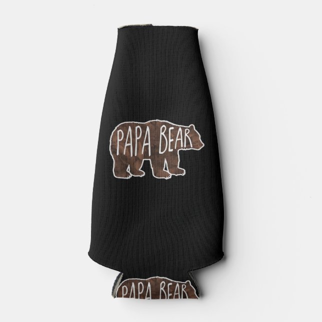 Papa Bear Classic Bottle Cooler (Front)