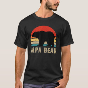 Papa Bear Dad  Dad Daddy Bear T-Shirt