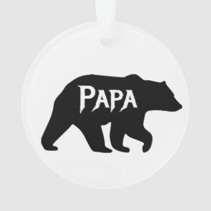 PAPA Bear, Daddy, Dad, Father’s Day Ornament