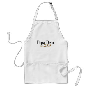 Papa Bear Est 2009 Standard Apron
