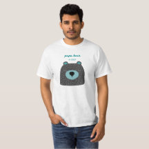 Papa Bear est Custom T-shirt New Dad Gift