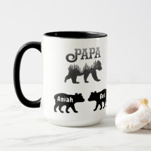 Papa Bear et Cubs Coffee Mug