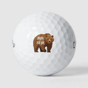 'Papa Bear' Father's Day Dad Birthday Gift Strong  Golf Balls