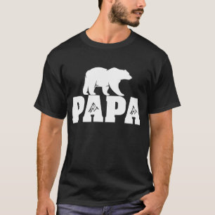 Papa Bear Funny Gift Father's Day Idea T-Shirt