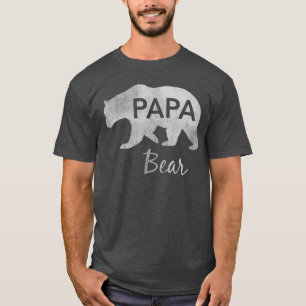 Papa Bear Great Gift for Dad Father Grandpa funny  T-Shirt