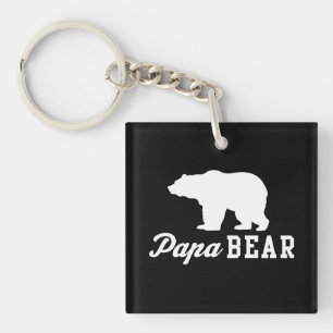 Papa Bear Keychain