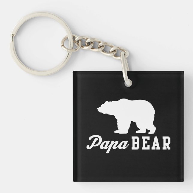 Papa Bear Keychain (Front)
