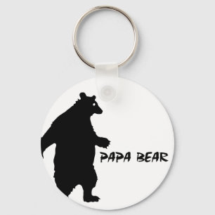 Papa Bear Keychain