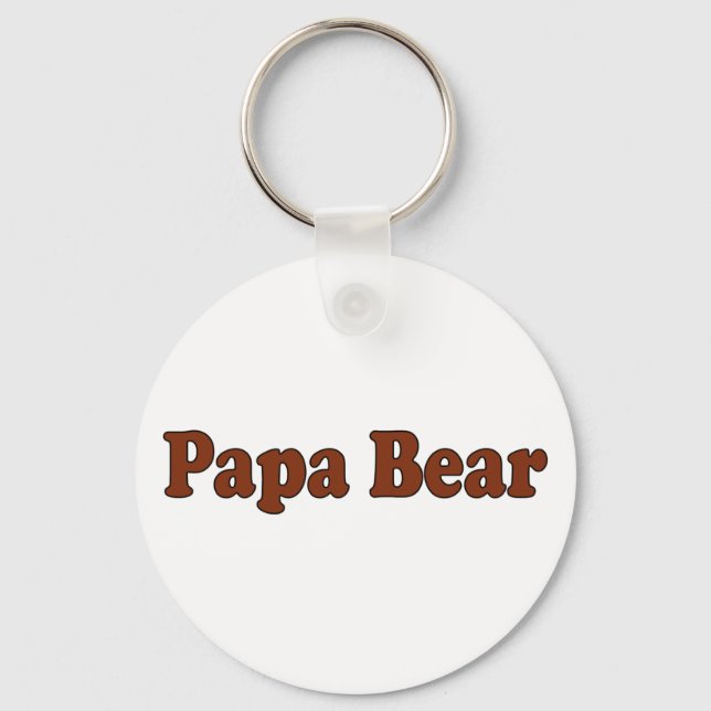Papa Bear Keychain (Front)