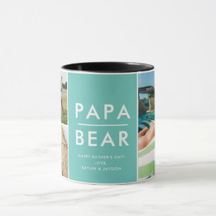 Papa Bear Photo Mug Father’s Day Gift