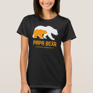 Papa Bear Support Leukaemia Awareness T-Shirt
