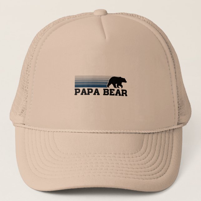 Papa Bear Trucker Hat (Front)