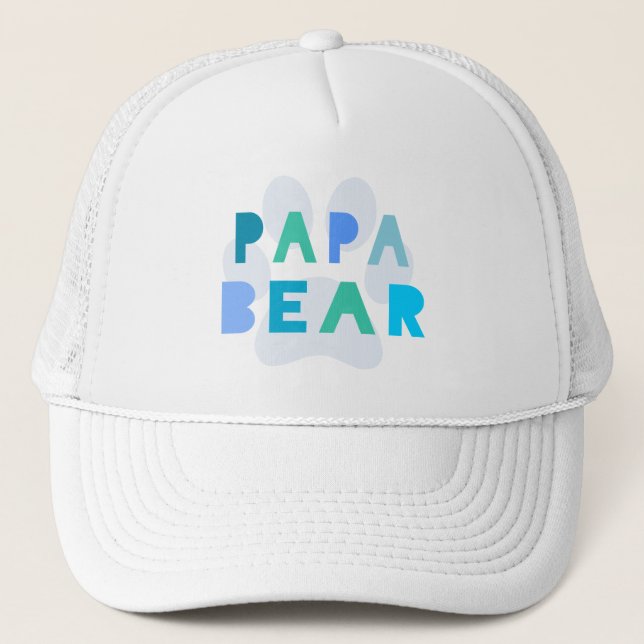 Papa bear trucker hat (Front)