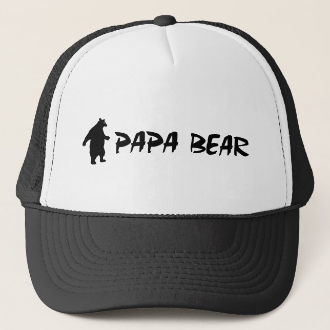 Papa Bear Trucker Hat (Front)