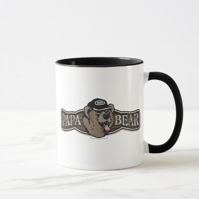 Papa Bear Wear Logo Mug (Right)