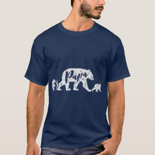 Papa Bear with Three Cubs T-Shirt