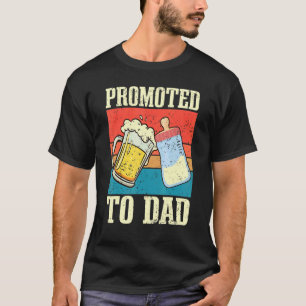 Papa Beer And Baby The Journey Begins First Father T-Shirt