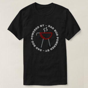 Papa Bod Actionné Par T-Shirt Parties scintillant