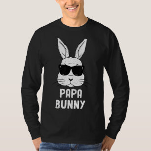 Papa Bunny Sunglasses Easter Day Family Matching G T-Shirt