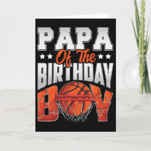 Papa Bysketbyll Birthday Boy Family Byller B-day P Card