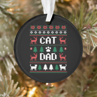 Papa Chat Pull Noël Moche Patte Renne Noël