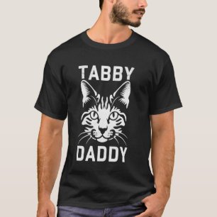 Papa Chat Tigré T-shirt Drôle Chats Amant Père