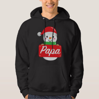 Papa Christmas Family Pyjamas Matching Sets Snowma Hoodie
