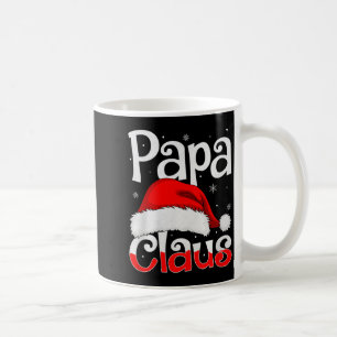 Papa Claus Christmas Family Matching Pajamas Dad D Coffee Mug