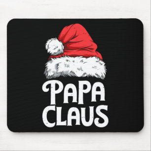 Papa Claus Christmas Santa Costume Gift Matching F Mouse Pad