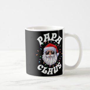 Papa Claus Santa Christmas Dad Family Matching Paj Coffee Mug