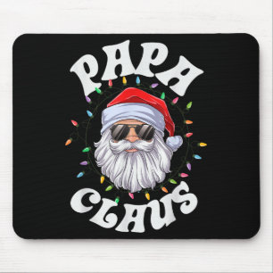 Papa Claus Santa Christmas Dad Family Matching Paj Mouse Pad