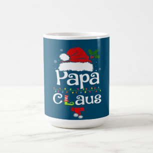 Papa Claus Shirt Christmas Pajama Family Matching Coffee Mug