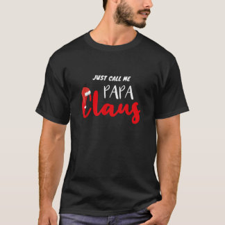 Papa Claus Tshirt Correspondance Pyjamas Set Cadea
